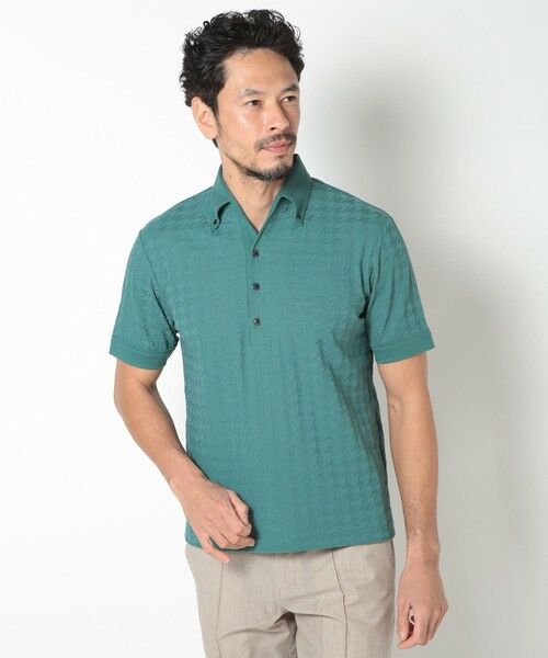 MEN'S BIGI / メンズビギ ポロシャツ | 【ACTIVE TAILOR】リンクスジャカードポロシャツ | 詳細10