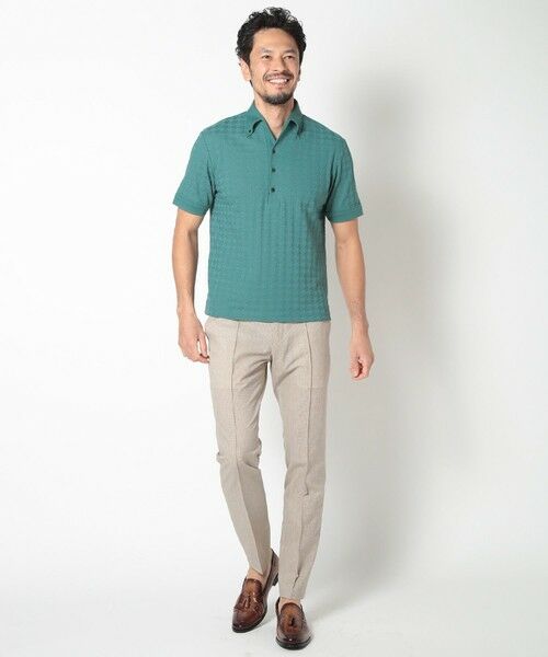 MEN'S BIGI / メンズビギ ポロシャツ | 【ACTIVE TAILOR】リンクスジャカードポロシャツ | 詳細11