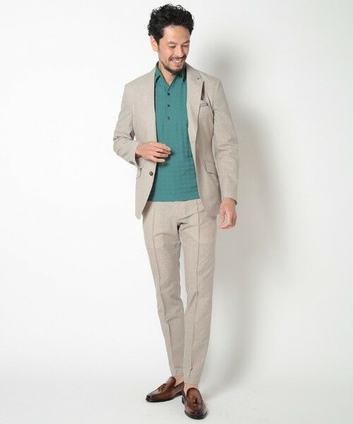 MEN'S BIGI / メンズビギ ポロシャツ | 【ACTIVE TAILOR】リンクスジャカードポロシャツ | 詳細12