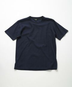 MEN'S BIGI / メンズビギ Tシャツ | リンクスジャカードシルケットカットソー