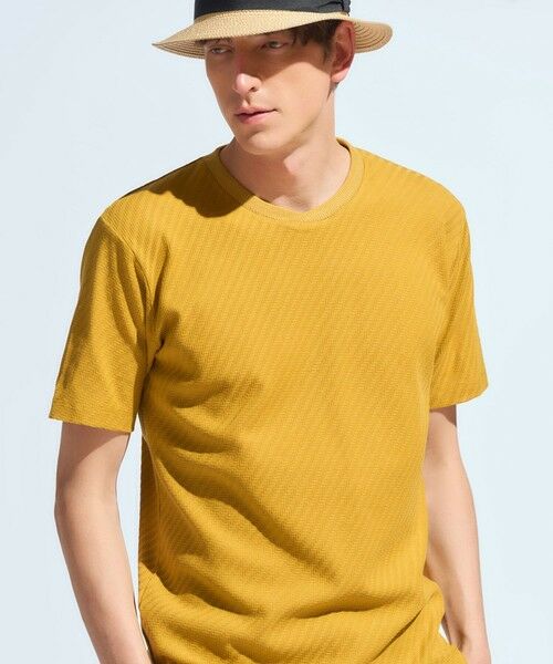 MEN'S BIGI / メンズビギ Tシャツ | リンクスジャカードシルケットカットソー | 詳細11