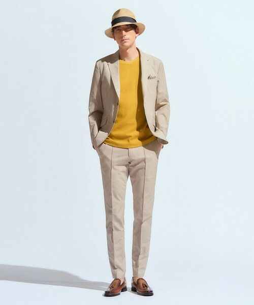 MEN'S BIGI / メンズビギ Tシャツ | リンクスジャカードシルケットカットソー | 詳細12