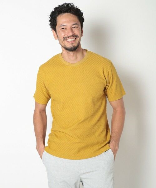 MEN'S BIGI / メンズビギ Tシャツ | リンクスジャカードシルケットカットソー | 詳細7