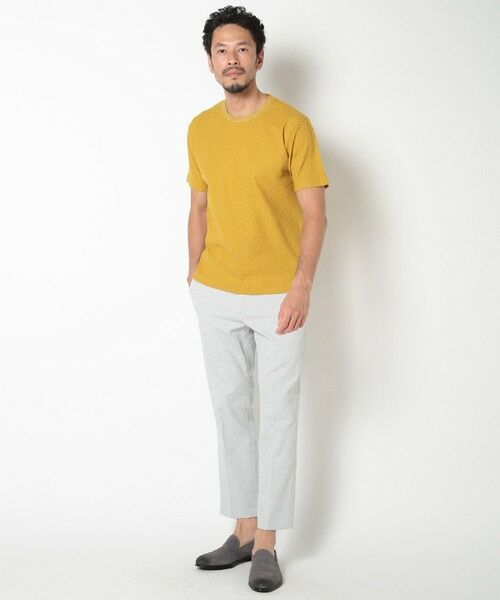 MEN'S BIGI / メンズビギ Tシャツ | リンクスジャカードシルケットカットソー | 詳細8