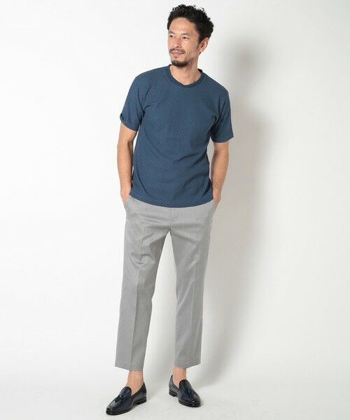 MEN'S BIGI / メンズビギ Tシャツ | リンクスジャカードシルケットカットソー | 詳細15