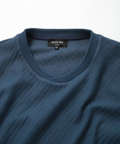 MEN'S BIGI / メンズビギ Tシャツ | リンクスジャカードシルケットカットソー | 詳細16