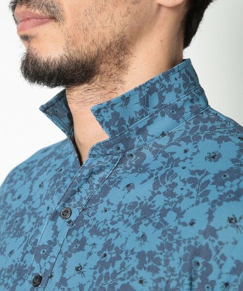 MEN'S BIGI / メンズビギ ポロシャツ | 【LIBERTY】吸水速乾アーカイブ花柄ポロシャツ | 詳細3