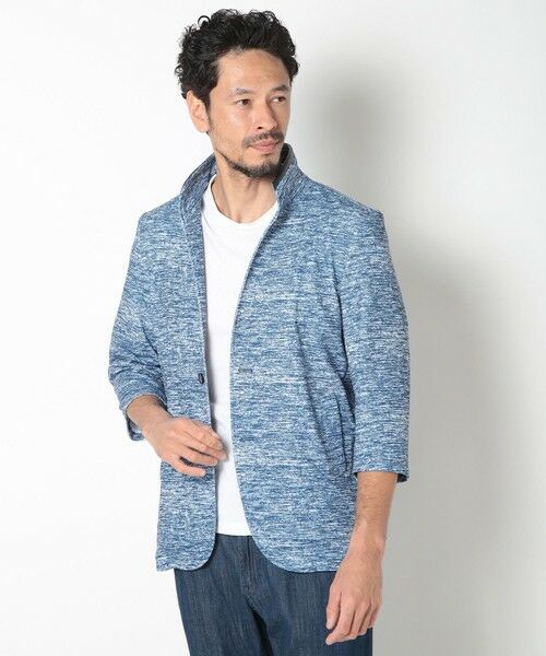 MEN'S BIGI / メンズビギ その他アウター | 接触冷感スタンドカラー7分ジャケット | 詳細16