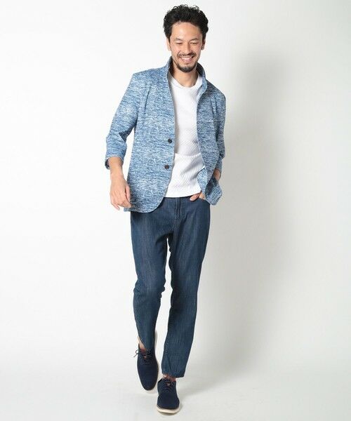 MEN'S BIGI / メンズビギ その他アウター | 接触冷感スタンドカラー7分ジャケット | 詳細17