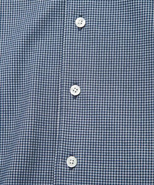 MEN'S BIGI / メンズビギ ポロシャツ | 【ACTIVE TAILOR】吸水速乾ミニワッフルワンピースカラー半袖シャツ | 詳細3