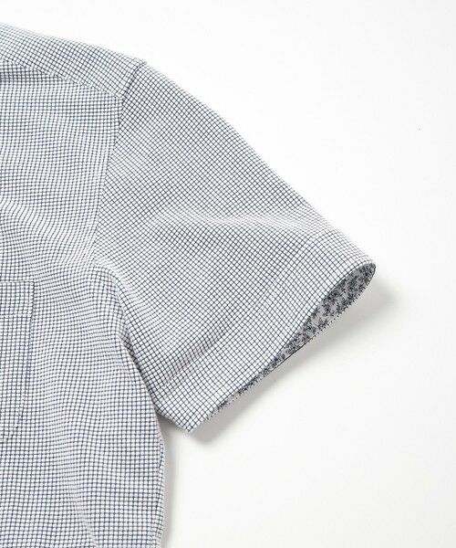 MEN'S BIGI / メンズビギ ポロシャツ | 【ACTIVE TAILOR】吸水速乾ミニワッフルワンピースカラー半袖シャツ | 詳細13