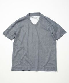 MEN'S BIGI / メンズビギ Tシャツ | 【ACTIVE TAILOR】COOLMAXツイルプリントジャージカットソー