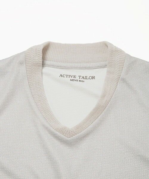 MEN'S BIGI / メンズビギ Tシャツ | 【ACTIVE TAILOR】COOLMAXツイルプリントジャージカットソー | 詳細5