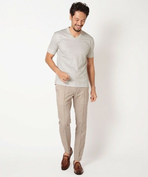 MEN'S BIGI / メンズビギ Tシャツ | 【ACTIVE TAILOR】COOLMAXツイルプリントジャージカットソー | 詳細4