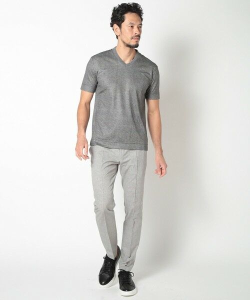 MEN'S BIGI / メンズビギ Tシャツ | 【ACTIVE TAILOR】COOLMAXツイルプリントジャージカットソー | 詳細10