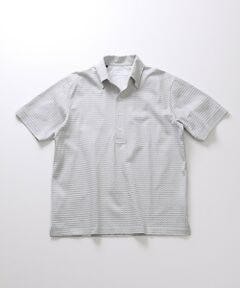 MEN'S BIGI / メンズビギ ポロシャツ | 【ACTIVE TAILOR】COOL MAXサッカー織りワンピースカラーポロシャツ
