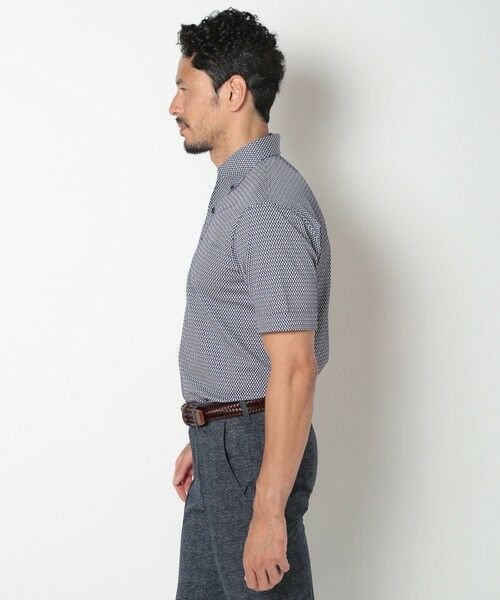 MEN'S BIGI / メンズビギ ポロシャツ | 【ACTIVE TAILOR】COOL MAXサッカー織りワンピースカラーポロシャツ | 詳細16
