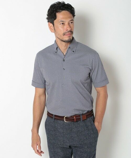 MEN'S BIGI / メンズビギ ポロシャツ | 【ACTIVE TAILOR】COOL MAXサッカー織りワンピースカラーポロシャツ | 詳細6