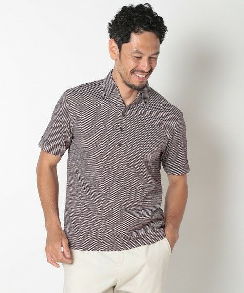 MEN'S BIGI / メンズビギ ポロシャツ | 【ACTIVE TAILOR】COOL MAXサッカー織りワンピースカラーポロシャツ | 詳細21