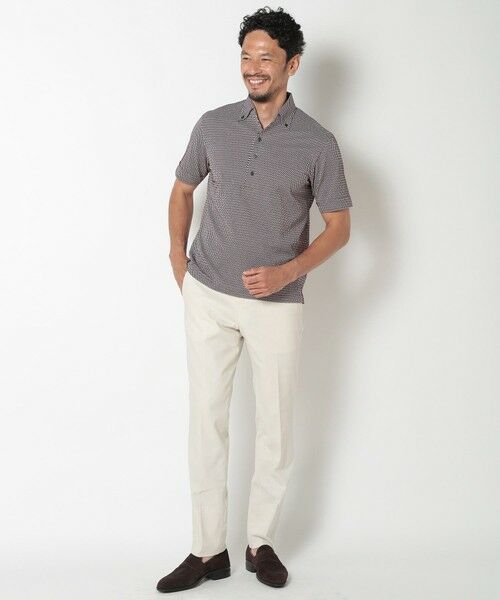 MEN'S BIGI / メンズビギ ポロシャツ | 【ACTIVE TAILOR】COOL MAXサッカー織りワンピースカラーポロシャツ | 詳細24