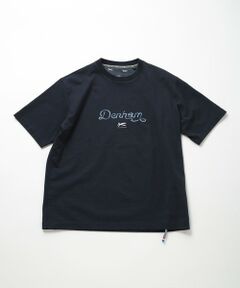 MEN'S BIGI / メンズビギ Tシャツ | 【DENHAM/デンハム】別注グラデーションロゴ刺繍Tシャツ