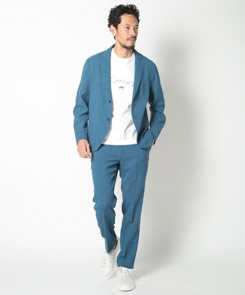 MEN'S BIGI / メンズビギ Tシャツ | 【DENHAM/デンハム】別注グラデーションロゴ刺繍Tシャツ | 詳細4