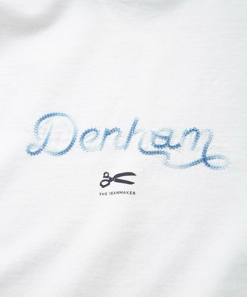 MEN'S BIGI / メンズビギ Tシャツ | 【DENHAM/デンハム】別注グラデーションロゴ刺繍Tシャツ | 詳細6