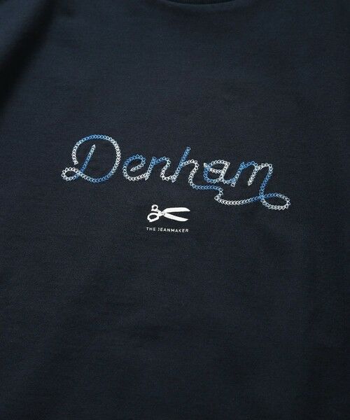 MEN'S BIGI / メンズビギ Tシャツ | 【DENHAM/デンハム】別注グラデーションロゴ刺繍Tシャツ | 詳細13