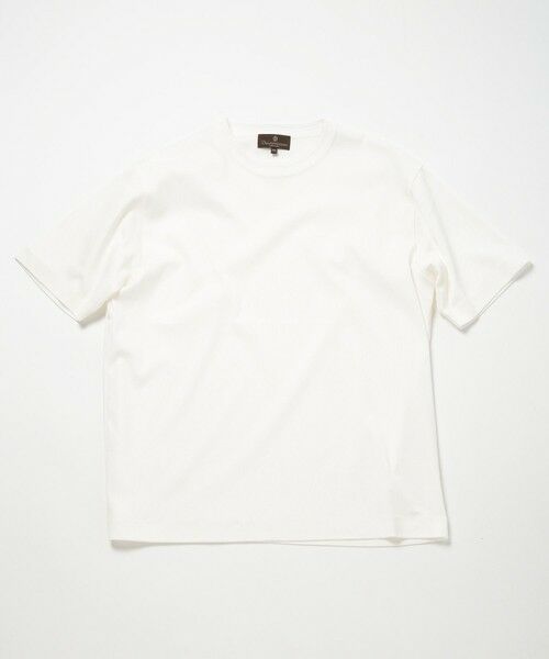 MEN'S BIGI / メンズビギ Tシャツ | 60/2マーセライズジャージクルーネックTEE（ホワイト）