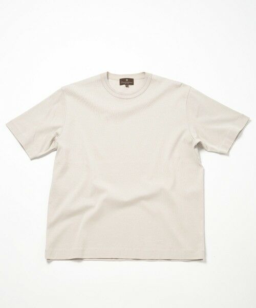 MEN'S BIGI / メンズビギ Tシャツ | 60/2マーセライズジャージクルーネックTEE（ベージュ）