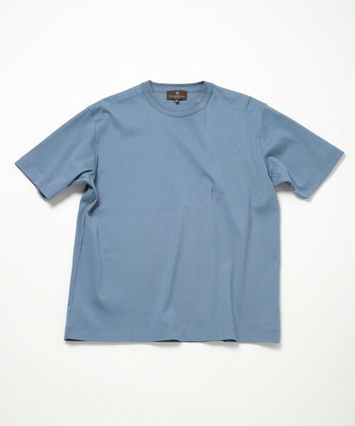 MEN'S BIGI / メンズビギ Tシャツ | 60/2マーセライズジャージクルーネックTEE（ブルー）