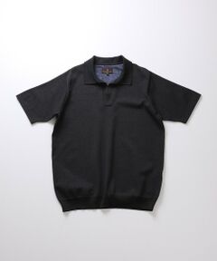 MEN'S BIGI / メンズビギ ポロシャツ | LIBERTYプリントスキッパーニットポロシャツ