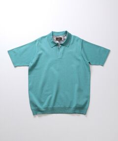 MEN'S BIGI / メンズビギ ポロシャツ | LIBERTYプリントスキッパーニットポロシャツ