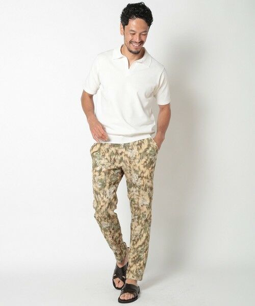 MEN'S BIGI / メンズビギ ポロシャツ | LIBERTYプリントスキッパーニットポロシャツ | 詳細2