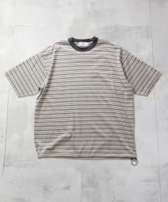 MEN'S BIGI / メンズビギ Tシャツ | マルチボーダースピンドルTEE-shirt