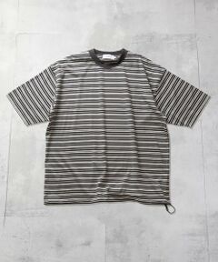 MEN'S BIGI / メンズビギ Tシャツ | マルチボーダースピンドルTEE-shirt