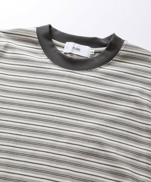 MEN'S BIGI / メンズビギ Tシャツ | マルチボーダースピンドルTEE-shirt | 詳細1