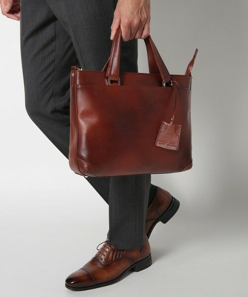 MEN'S BIGI / メンズビギ ビジネスバッグ | 【SEEKER/シーカー】別注ムラレザー2WAYブリーフケース | 詳細5