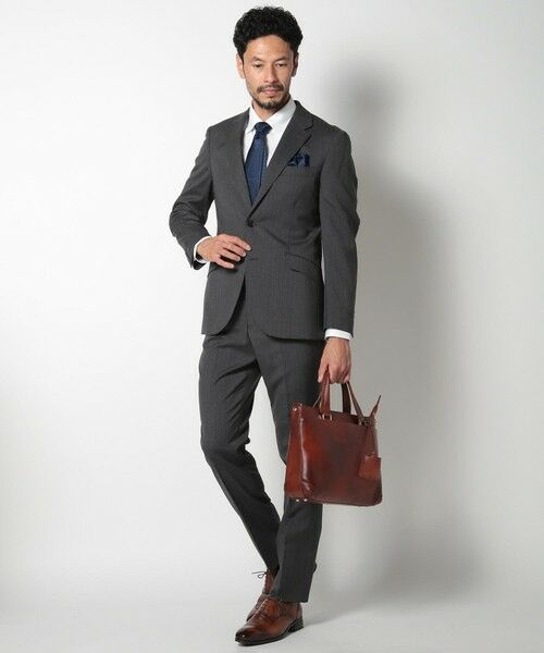 MEN'S BIGI / メンズビギ ビジネスバッグ | 【SEEKER/シーカー】別注ムラレザー2WAYブリーフケース | 詳細13