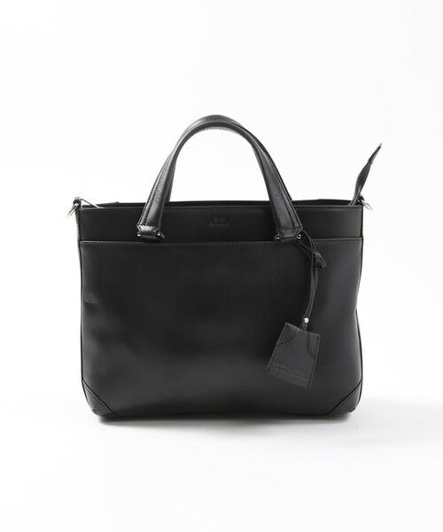 MEN'S BIGI / メンズビギ ビジネスバッグ | 【SEEKER/シーカー】別注ムラレザー2WAYブリーフケース（ネイビー）