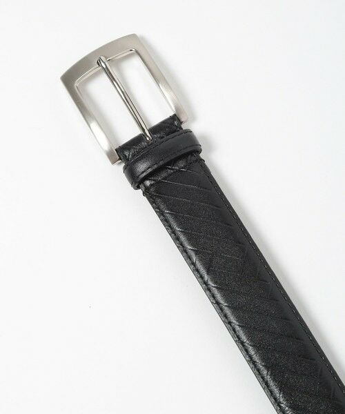 MEN'S BIGI / メンズビギ ベルト・サスペンダー | 型押しオリジナルレザーベルト | 詳細3