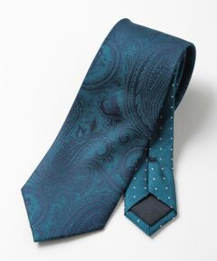 MEN'S BIGI / メンズビギ ネクタイ | シャドーペイズリー柄シルクネクタイ