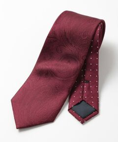 MEN'S BIGI / メンズビギ ネクタイ | シャドーペイズリー柄シルクネクタイ