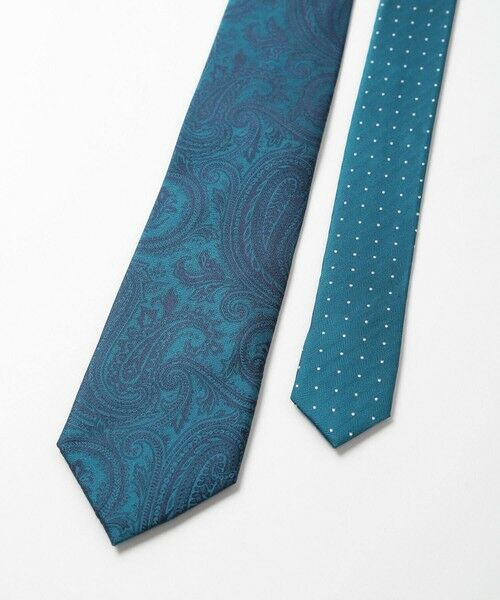 MEN'S BIGI / メンズビギ ネクタイ | シャドーペイズリー柄シルクネクタイ | 詳細2