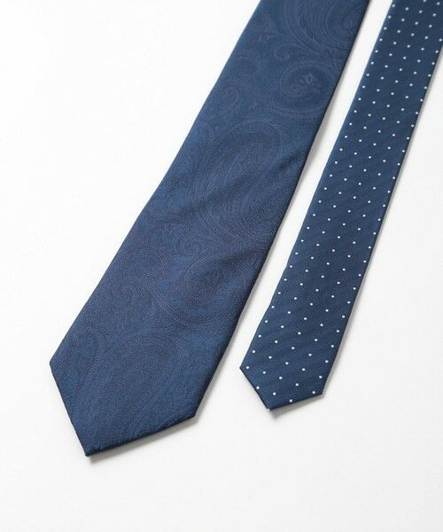 MEN'S BIGI / メンズビギ ネクタイ | シャドーペイズリー柄シルクネクタイ | 詳細5