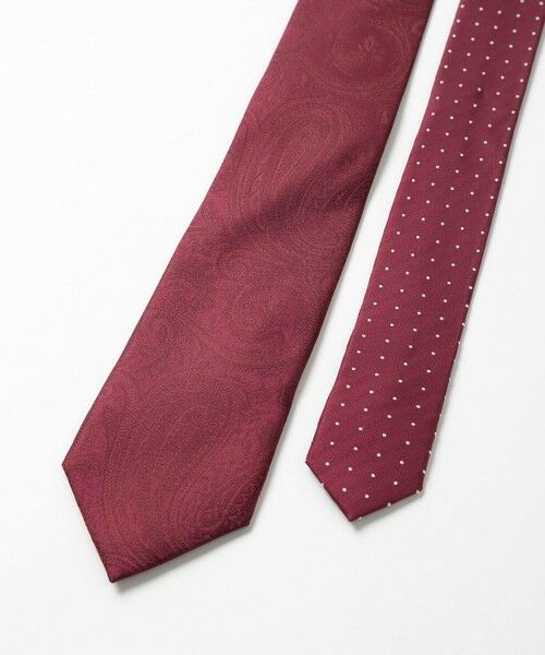 MEN'S BIGI / メンズビギ ネクタイ | シャドーペイズリー柄シルクネクタイ | 詳細10