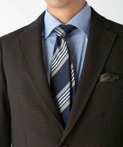 MEN'S BIGI / メンズビギ ネクタイ | マルチストライプ柄ネクタイ | 詳細1