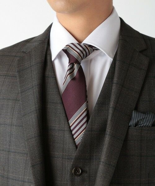 MEN'S BIGI / メンズビギ ネクタイ | マルチストライプ柄ネクタイ | 詳細4