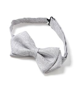MEN'S BIGI / メンズビギ ネクタイ | シャドーペイズリー ポインテッドボウタイ（同素材ネクタイ・チーフあり）