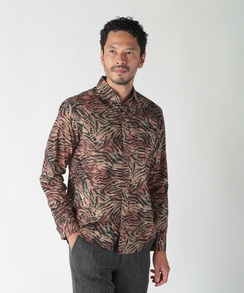 MEN'S BIGI / メンズビギ シャツ・ブラウス | エスニックLibertyプリントシャツ | 詳細1